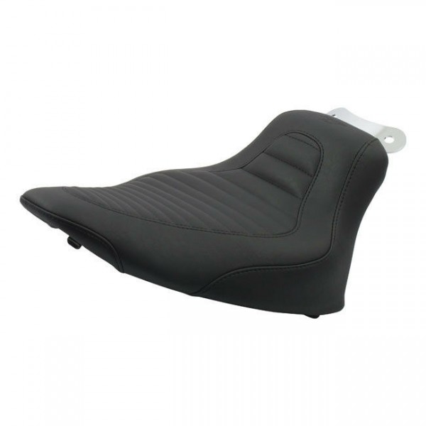 Mustang Tripper Fastback Solo Sitz TnR Schwarz f. Harley-Davidson Softail 00-15