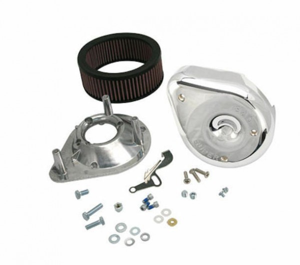 S&S Luftfilter Teardrop Chrom für Harley - Davidson Shovel S&S Super E/G Cut Out