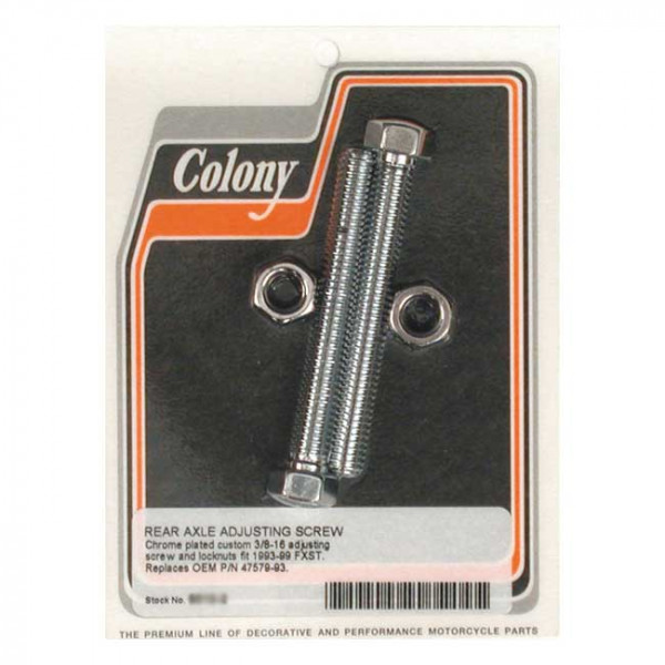 Achspanner 47579-93 Beltspanner Chrom für Harley-Davidson 93-99 Softail