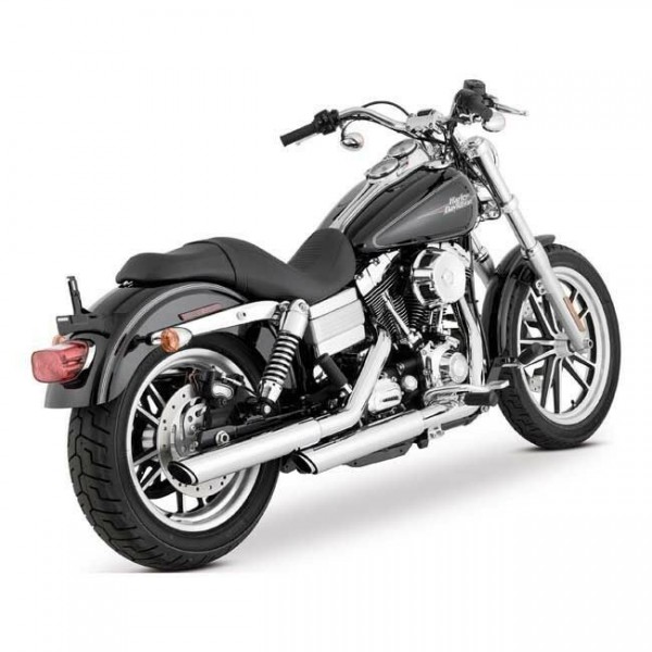 Vance & Hines Twin Slash Slip-Ons Chrom, f. Harley - Davidson Dyna 91 - 16
