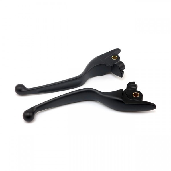 Brems & Kupplungshebel Set Schwarz, f. Harley-Davidson Touring 17-20