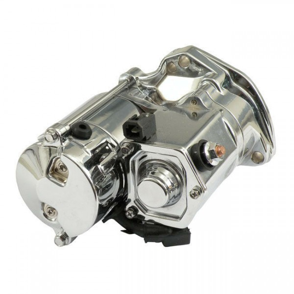 Transpo E-Starter Startermotor Chrom, für Harley-Davidson Big Twin 89-93