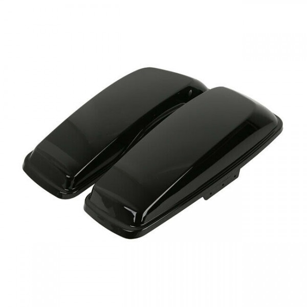 1 Paar Seitenkoffer Deckel Schwarz f. Harley-Davidson Touring 14-24