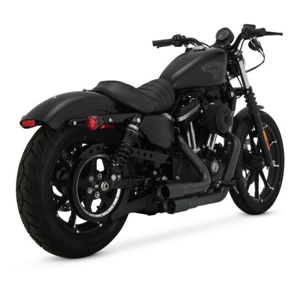 Vance & Hines Mini-Grenades, Schwarz, für Harley-Davidson Sportster XL 04-20