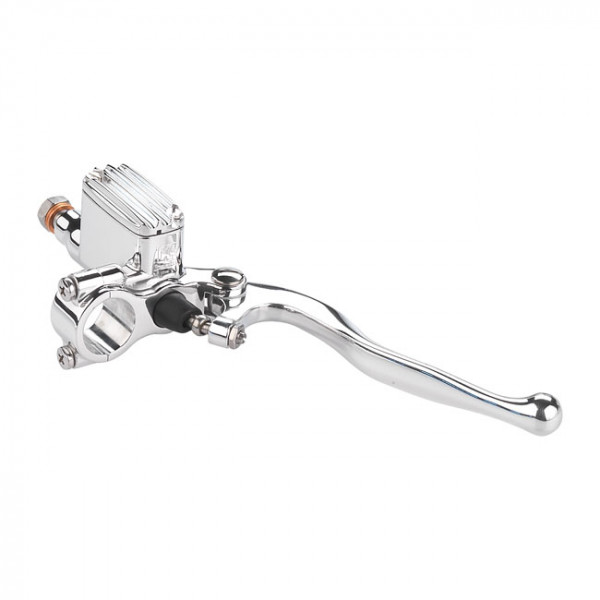 KustomTech Handbremszylinder Classic poliert 14mm für Harley-Davidson