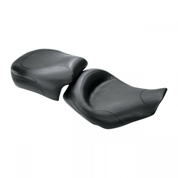 Mustang Solo Sitz, 15" breit, Schwarz, f. Harley-Davidson FLHR 97-07, FLHX 06-07