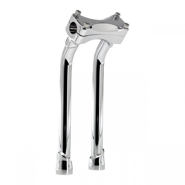 Biltwell Riser Murdock Höhe 12", Pullback 2" Chrom, für Harley-Davidson mit TÜV!