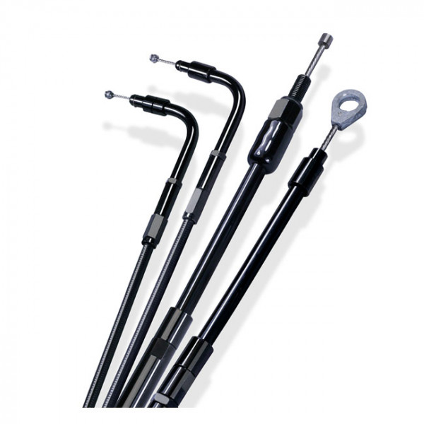 Barnett Kupplungszug Stealth Schwarz 59 3/4" für Harley-Davidson Big Twin 87-06