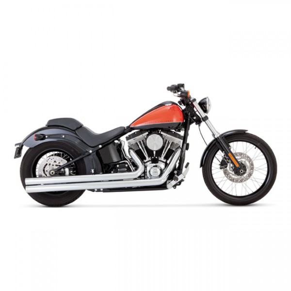 Thorcat Long Shots 2-2 Chrom für Harley-Davidson Softail 12-16 mit TÜV!
