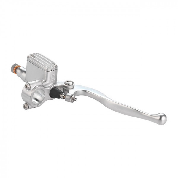KustomTech Handbremszylinder Classic satiniert 14mm für Harley-Davidson