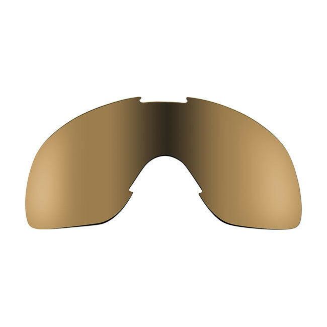 Biltwell Ersatzglas für Moto Goggle 2.0 Gold verspiegelt 