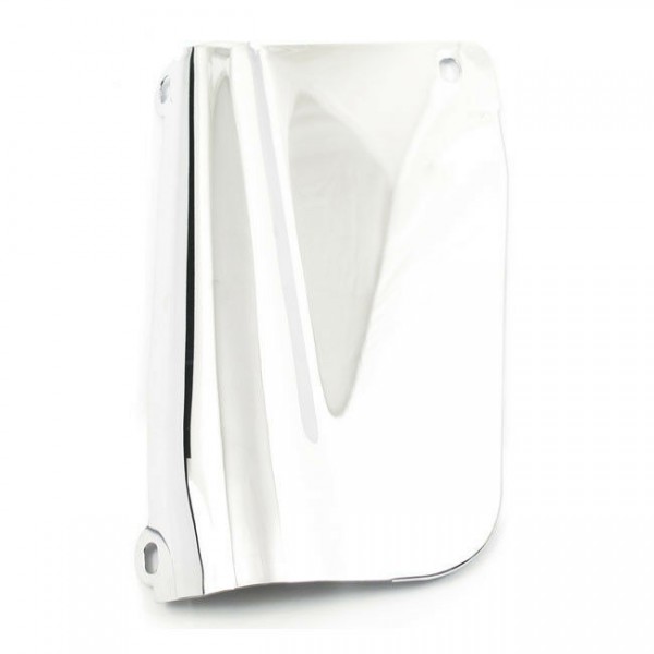 Gabelbrücken Cover Rear Panel links Chrom, für Harley - Davidson FL 49-84