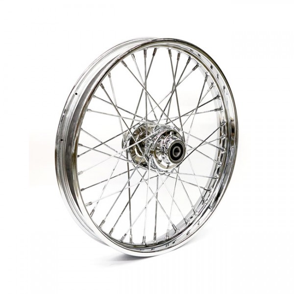 Speichenrad vorne Chrom, 2,15x21", für Harley-Davidson Softail 00-07