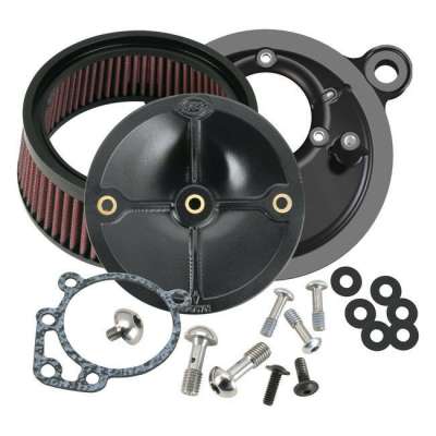 Luftfilter Dragtron Style Für Keihin CV Vergaser – Chromglänzend, Waschbar, Perfekt Für Harley Ab 1989