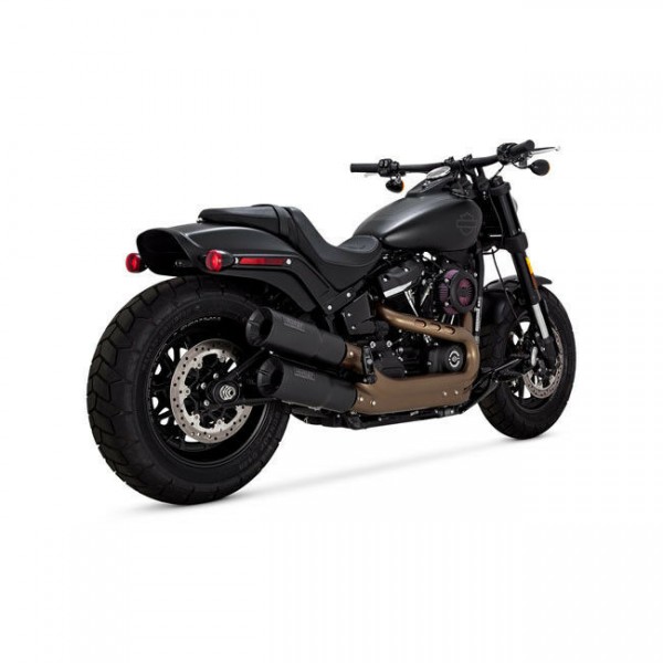 Vance & Hines Hi-Output Slip-Ons Schwarz, für Harley-Davidson Fat Bob 18-19