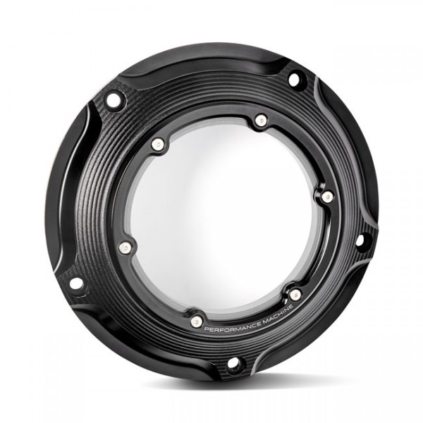 PM Kupplungsdeckel Vision Schwarz f. Harley-Davidson Touring 16-22