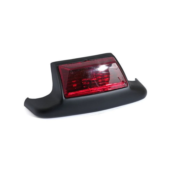 Heck Fender Tip mit Licht Schwarz, Rot, für Harley - Davidson FL, FLT, FLST