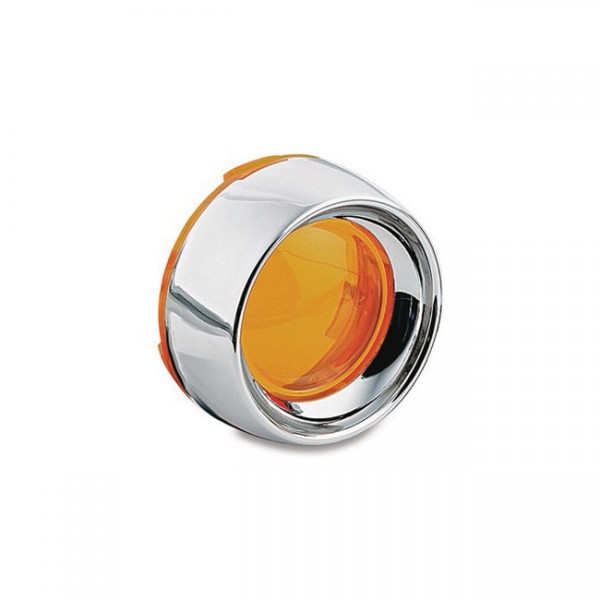 Küryakyn Blinkergläser Orange für Harley-Davidson 00-22 mit Bulletblinkern