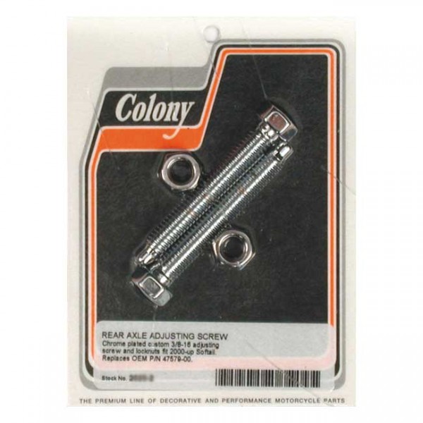 Achspanner, Beltspanner Chrom für Harley-Davidson 00-07 Softail