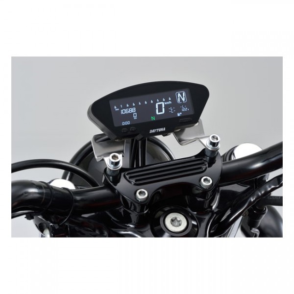 DEVA01 Multifunktionsinstrument, Tacho, Drehzahlmesser Schwarz, für  Harley-Davidson, Multifunktionsinstrumente, Tachometer Custom, Tachometer  & Instrumente, Motorradteile