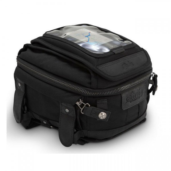 Burly Voyager Tankrucksack, Schwarz, für Harley-Davidson