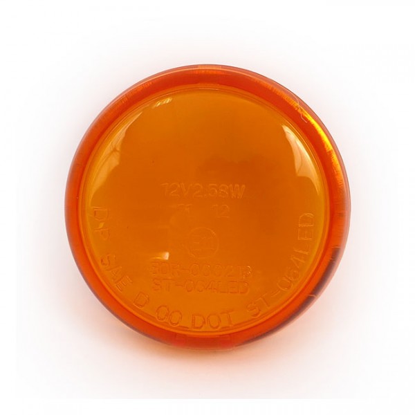 Blinkerglas Orange für Harley-Davidson V-Rod 02-17 m. Prüfzeichen
