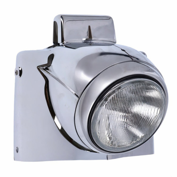 Gabel und Lampen Cover Kit Ochsenkopf Chrom für Harley-Davidson FLT, FLHR 86-13