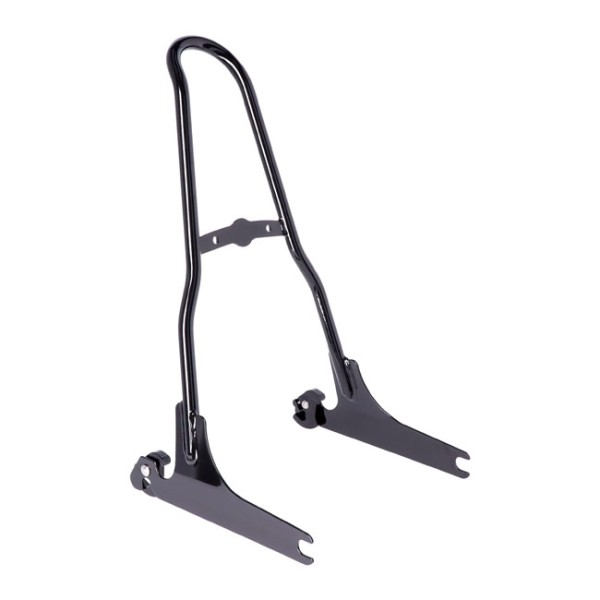 SissyBar komplett 21" abnehmbar Schwarz für Harley-Davidson FXDWG und FXDF 10-17