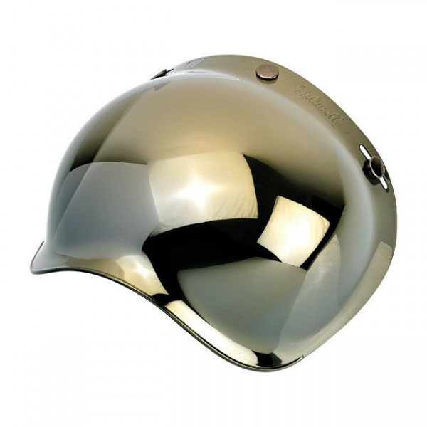Biltwell Bubble Visier, Gold Mirror, für Jethelme / Antibeschlag!