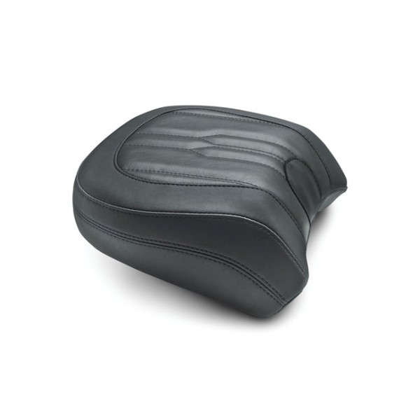 Mustang Touring Sozius Sitz Pad m. Lehne 11" Schwarz f. Harley-Davidson FXLR, FLSB 18-21