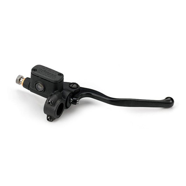 KustomTech Handbremszylinder Grimeca schwarz 14mm für Harley-Davidson 1" Lenker
