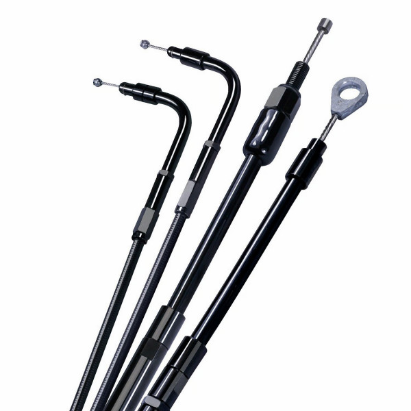 Barnett Gaszug Stealth Schwarz 42" für Harley-Davidson 96-22