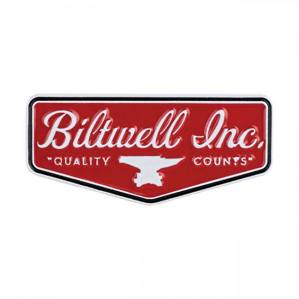 Biltwell Shield Rot-Weiß Pin