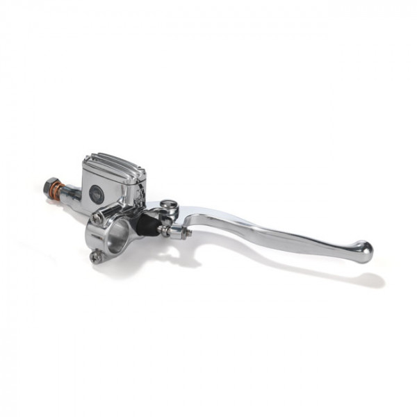 KustomTech Handbremszylinder Classic poliert 14mm für Harley-Davidson mit TÜV!