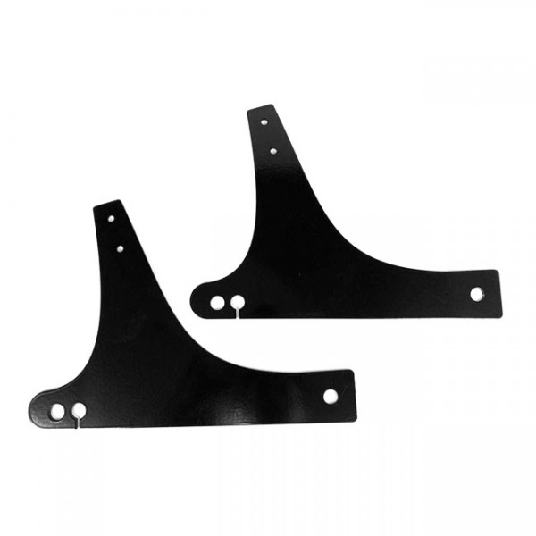 Westland SissyBar Seitenplatten Schwarz, für Harley-Davidson Dyna 91-17